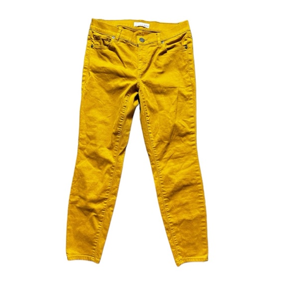 LOFT Pants - Loft modern skinny 26 2 yellow mustard